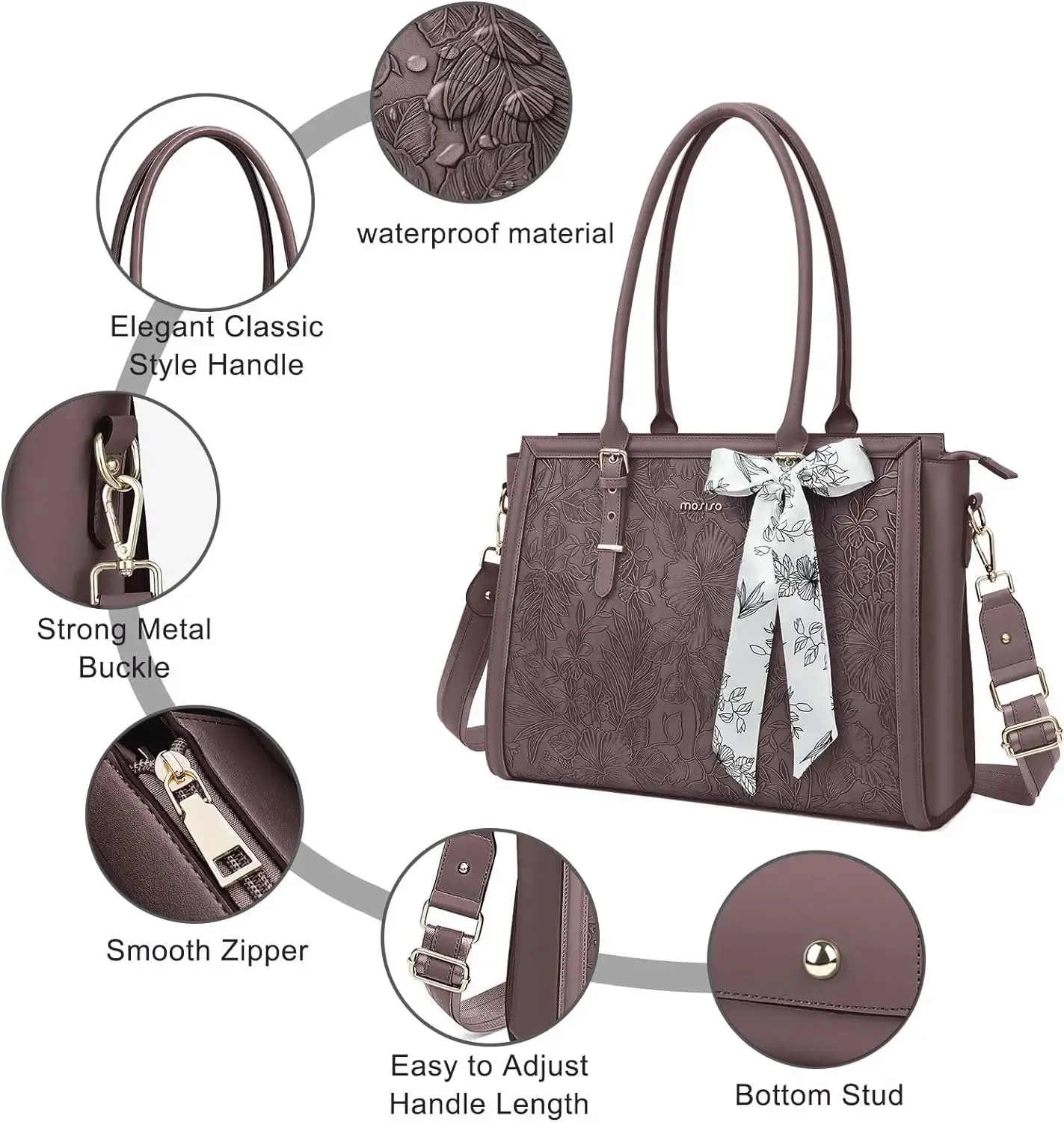 Lecoinpochette Cosmopolite sac cours mauve