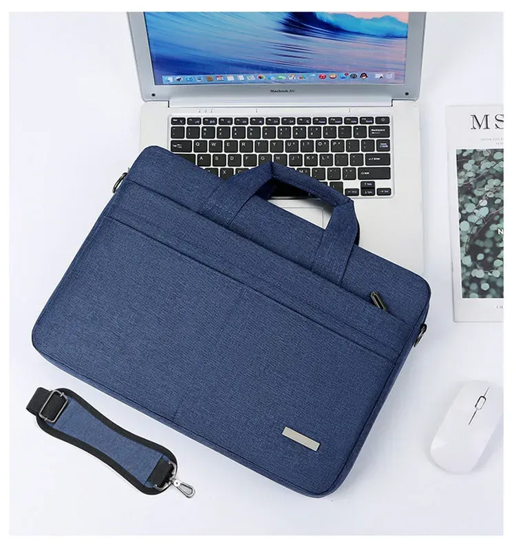 Lecoinpochette Rove sacoche ordinateur bleu jeans