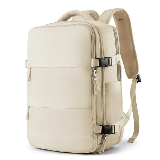 Lecoinpochette Lanester Sac à Dos Femme 17 Pouces Nude Oxford