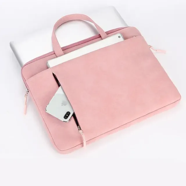 Lecoinpochette sac ordinateur portable rose