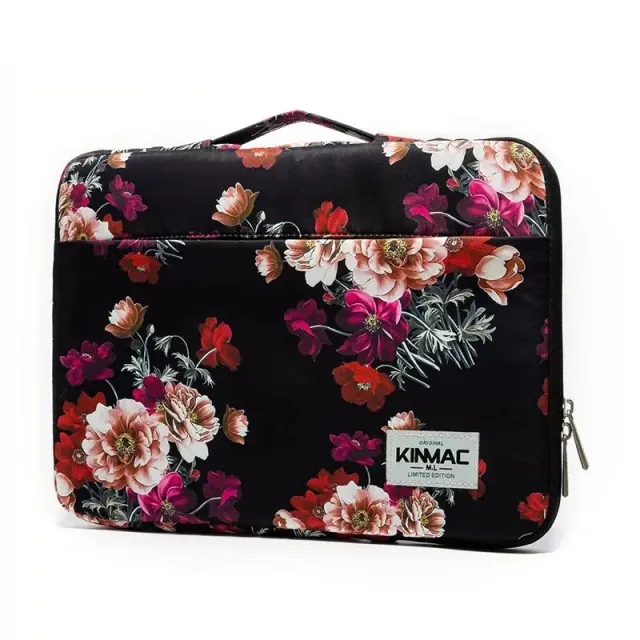 Lecoinpochette Capri pochette ordinateur fleurie