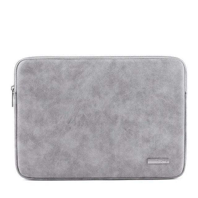 Lecoinpochette Grizo housse PC 17 pouces gris simili cuir