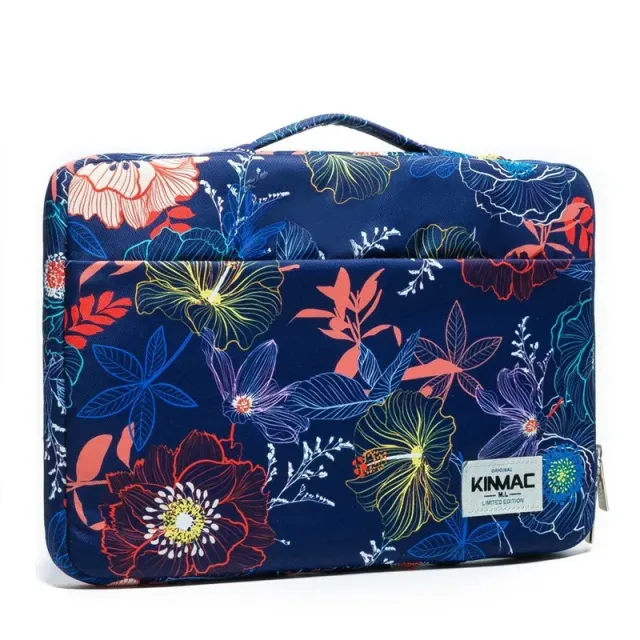 Lecoinpochette Krabi pochette ordinateur fleurie