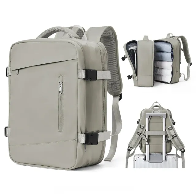 Lecoinpochette Likros sac à dos ordinateur 40x20x25 gris Ryanair