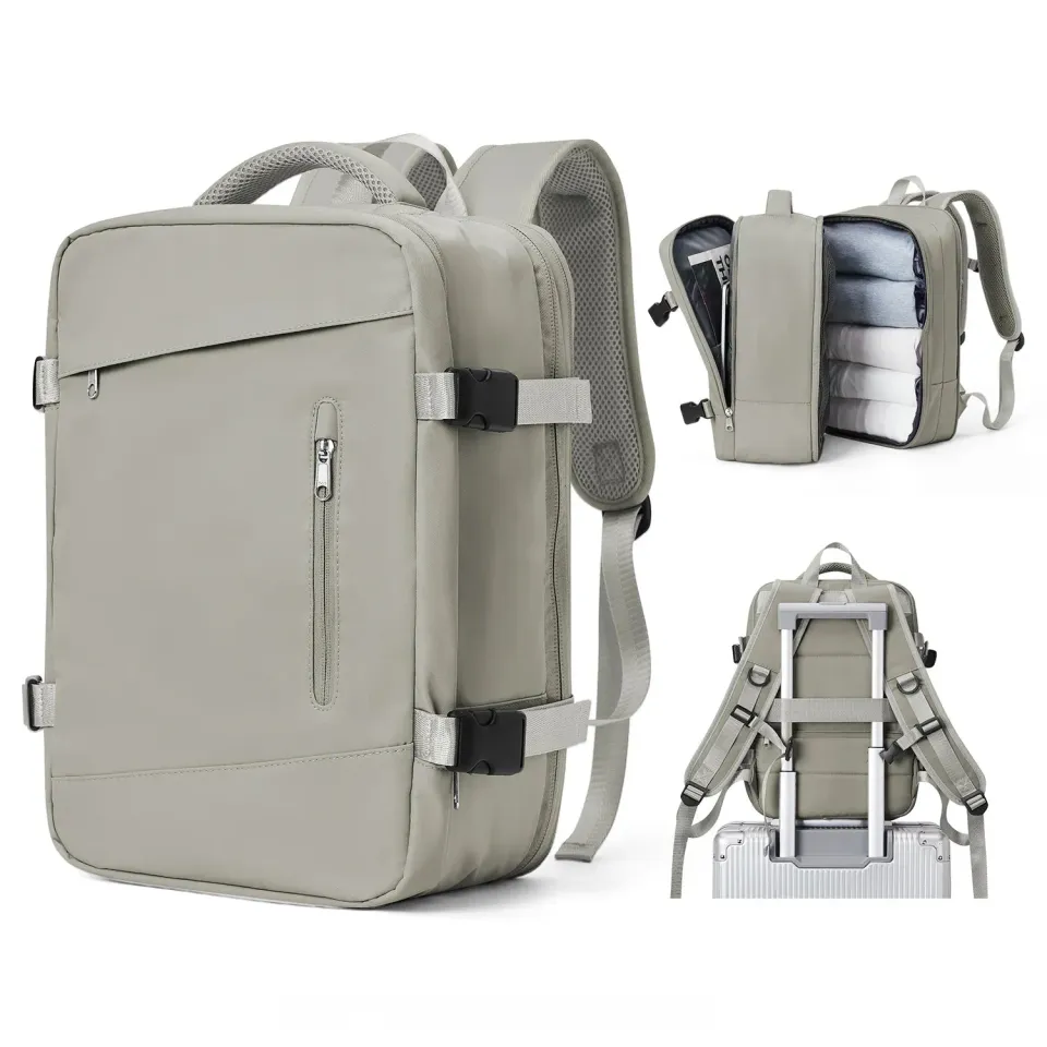 Lecoinpochette Likros sac à dos ordinateur 40x20x25 gris Ryanair