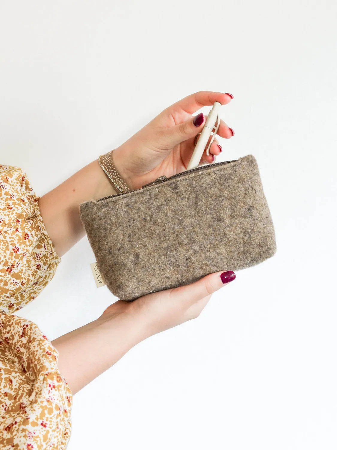 Made Out Of SOOF pochette feutre recyclé