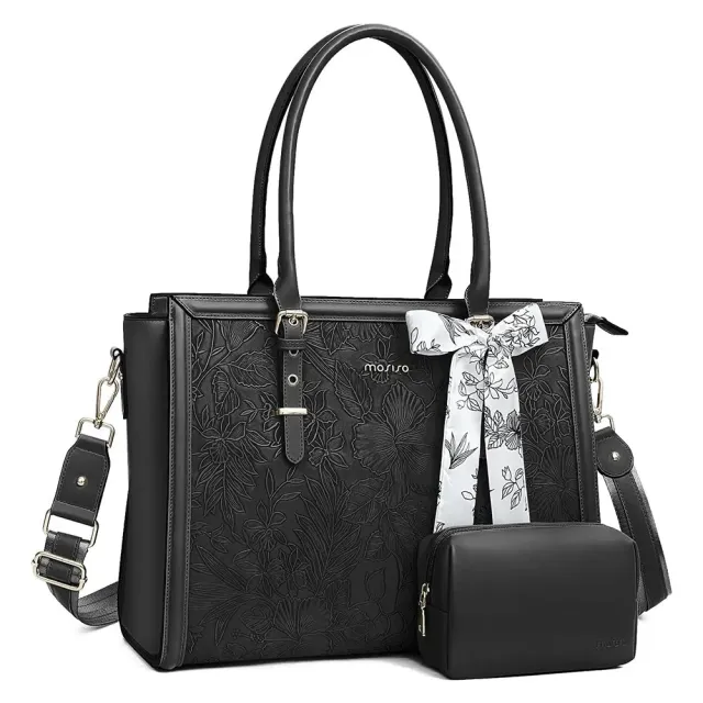 Lecoinpochette L’Essentiel sac ordi femme simili-cuir noir