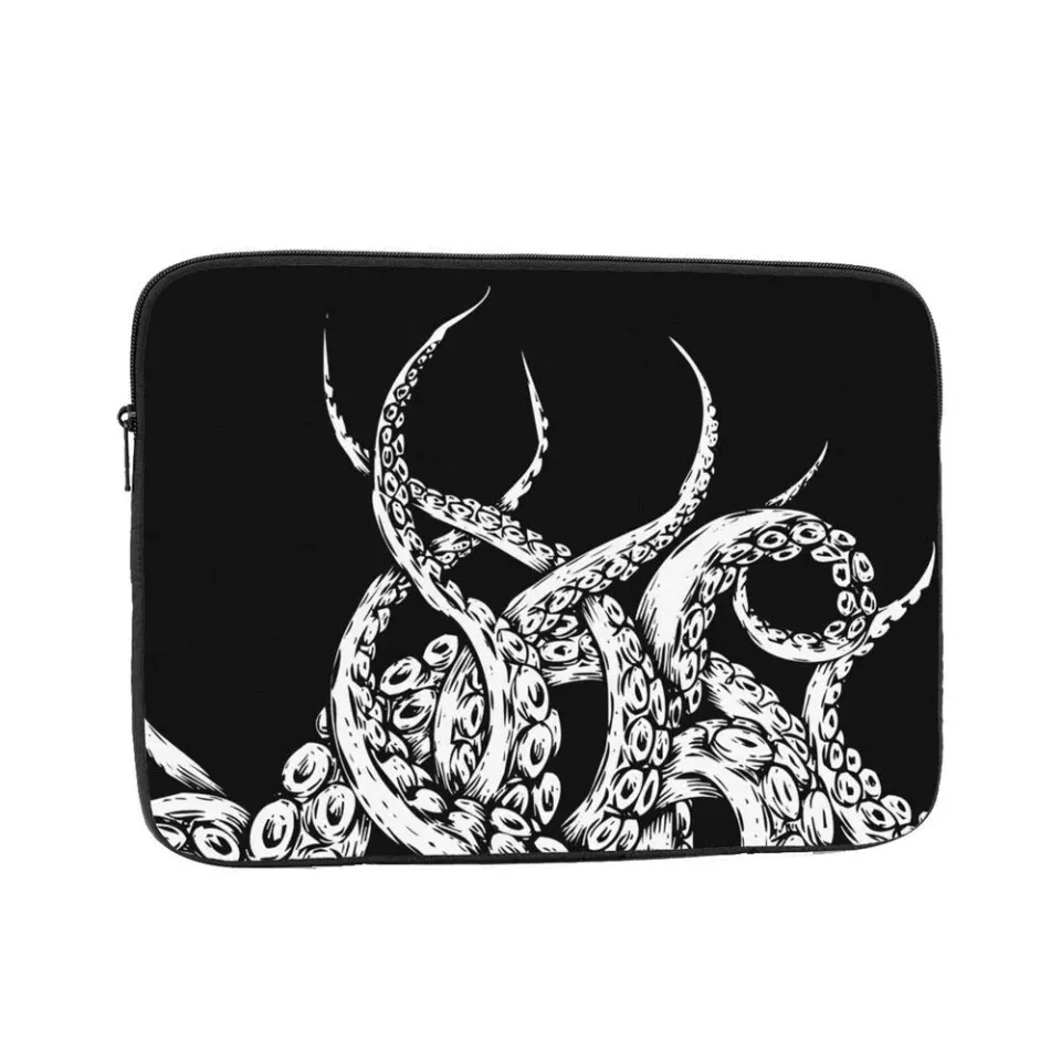 Lecoinpochette Pieuvre pochette ordinateur néoprène