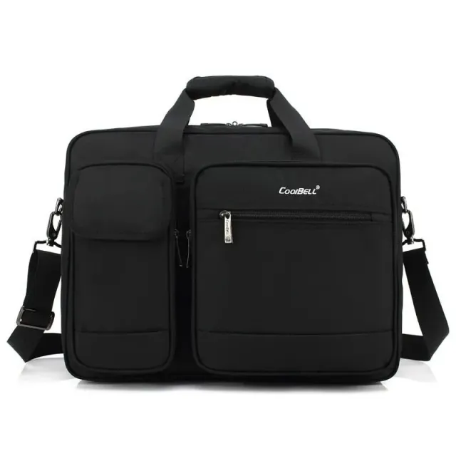 Lecoinpochette Reno sacoche ordinateur noire rembourrée