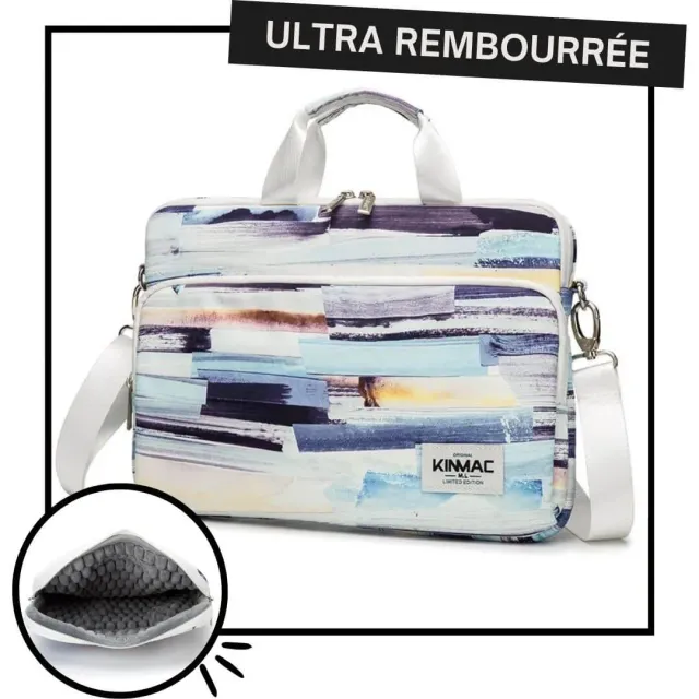 Lecoinpochette Aquarelle sacoche ordinateur waterproof