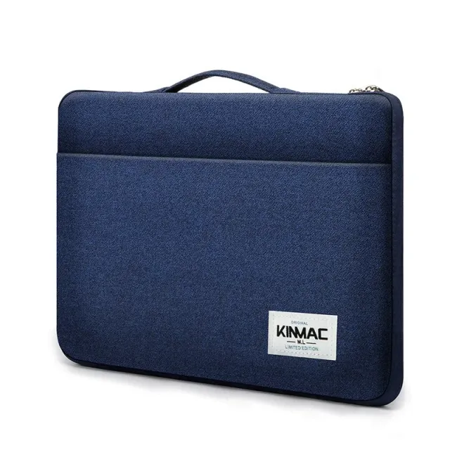 Lecoinpochette Manchester étui ordinateur bleu matelassé