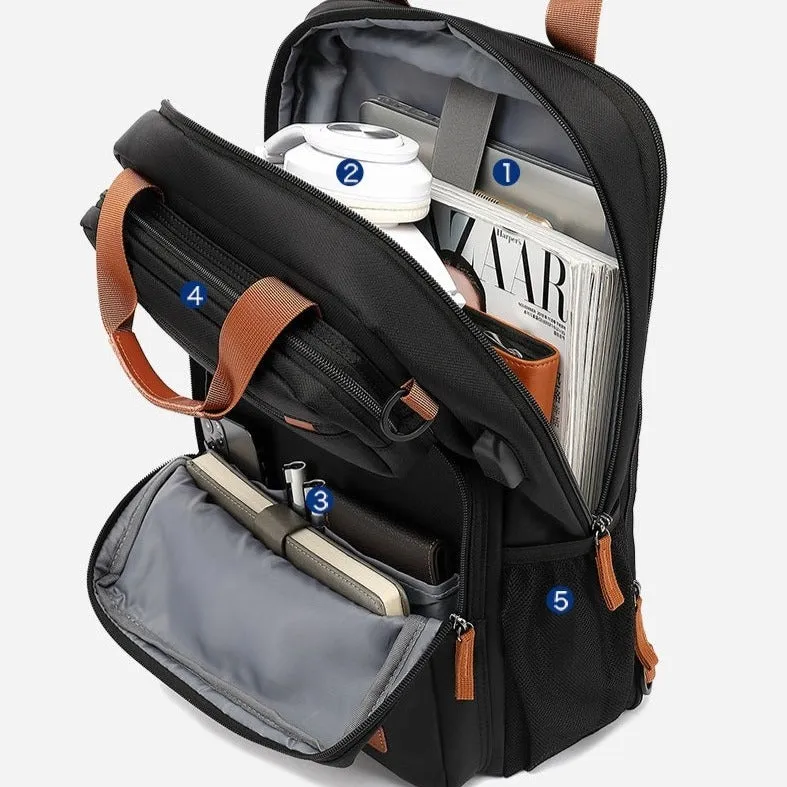 Lecoinpochette Jonas sac à dos ordinateur 15 pouces réversible
