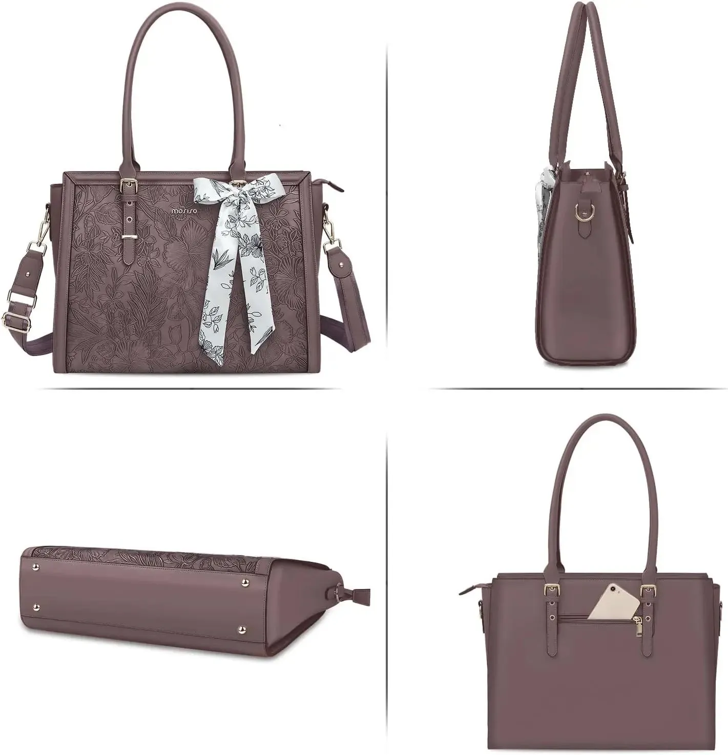 Lecoinpochette Cosmopolite sac cours mauve