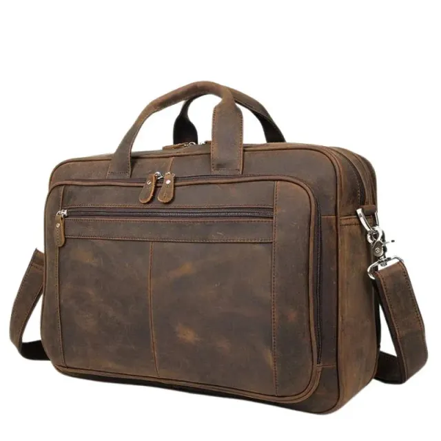 Lecoinpochette Classique sacoche ordinateur cuir