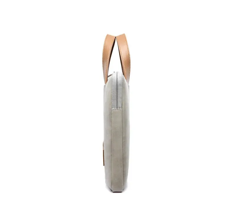 Lecoinpochette Nevada Sacoche Ordinateur Beige