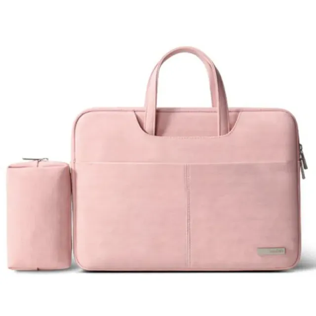 Lecoinpochette Notie Sacoche Ordinateur Unie + Trousse