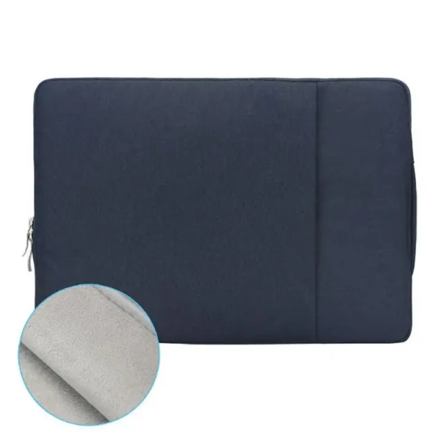 Lecoinpochette Indigo pochette ordinateur unie
