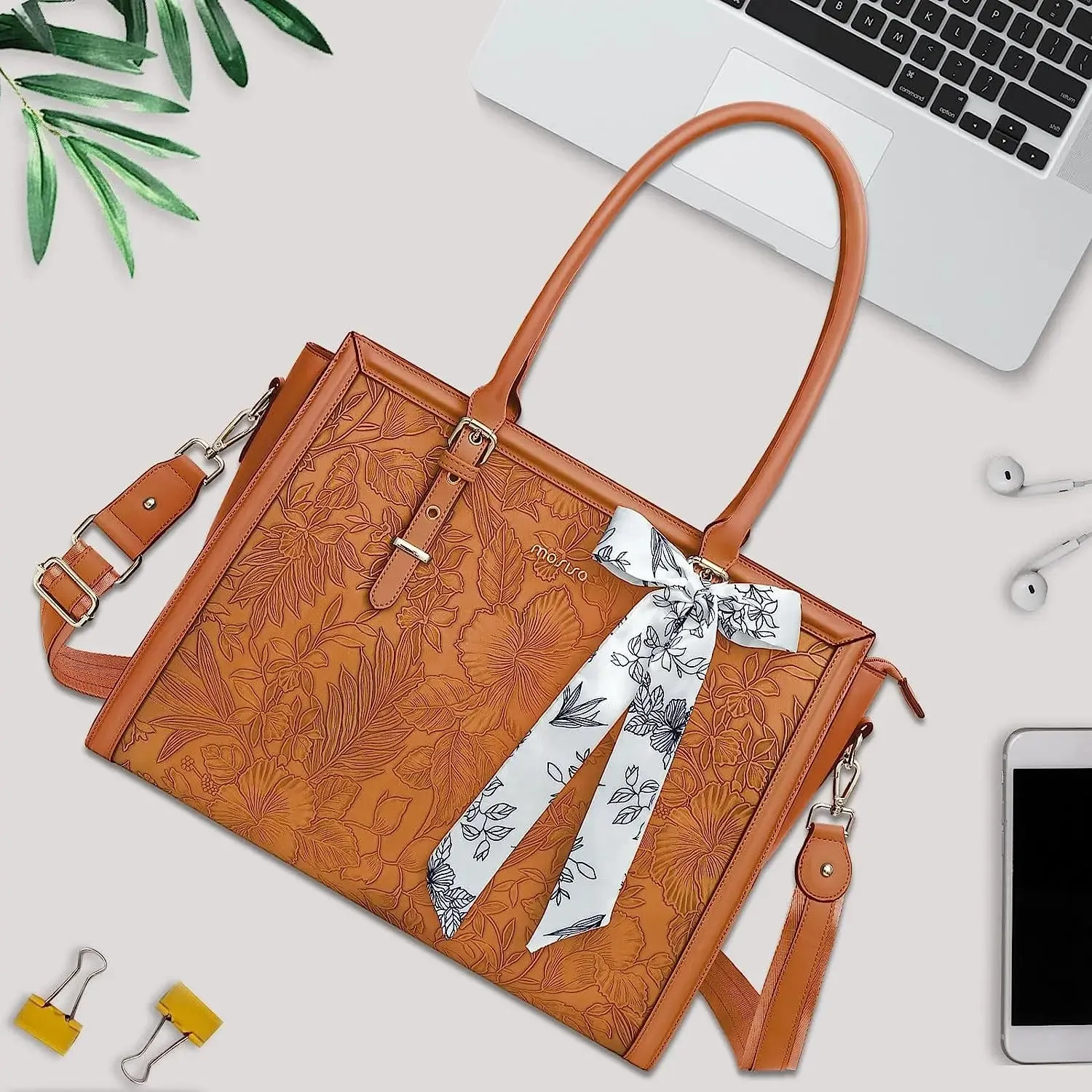 Lecoinpochette Urbain sac ordinateur femme marron