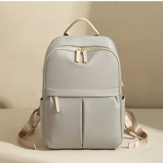 Lecoinpochette Jina sac à dos PC tissu oxford beige