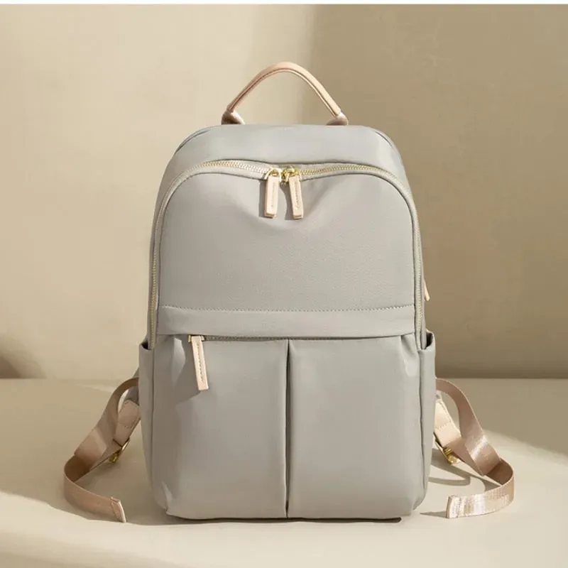 Lecoinpochette Jina sac à dos PC tissu oxford beige