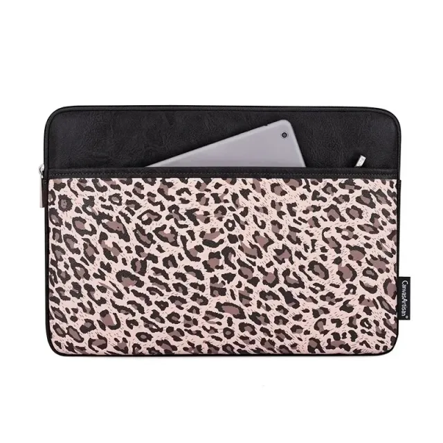 Lecoinpochette Panthera housse PC polyester motif félin