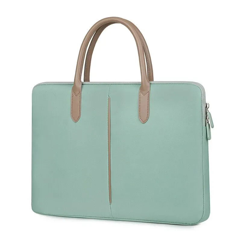Lecoinpochette sac à main ordinateur vert écume imperméable