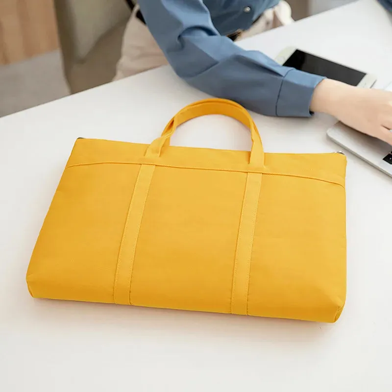 Lecoinpochette Yellow sacoche ordinateur jaune