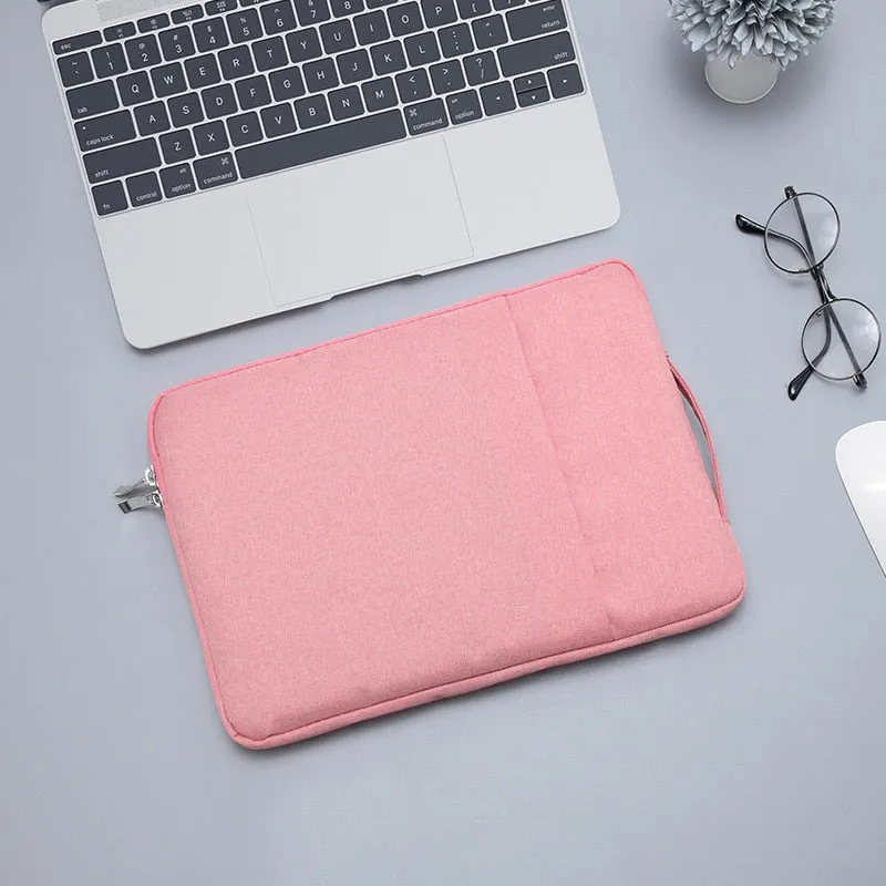 Lecoinpochette Dragée pochette ordinateur rose clair