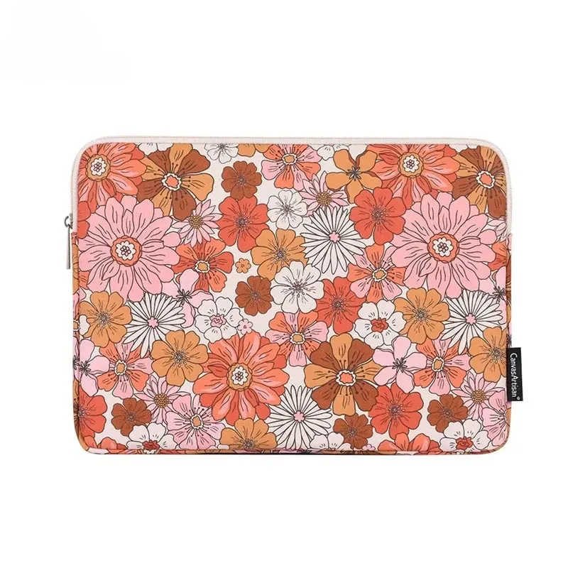 Lecoinpochette Liberty housse ordinateur fleurie