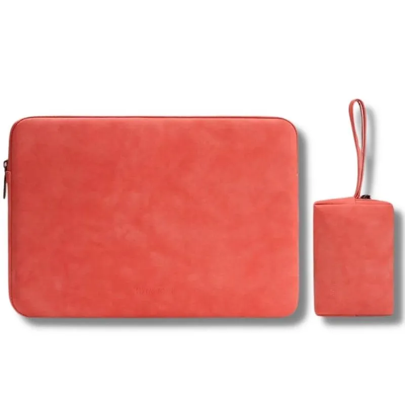 Lecoinpochette Fluffy housse ordinateur daim