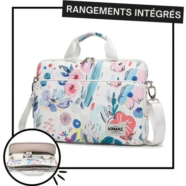 Lecoinpochette Dessin sacoche ordi matelassée imperméable
