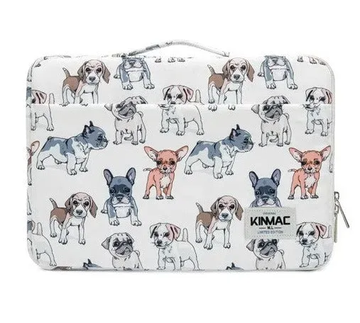 Lecoinpochette Chiots housse ordinateur matelassée