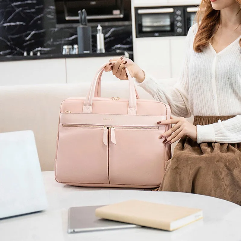 Lecoinpochette Paula sac ordinateur rose
