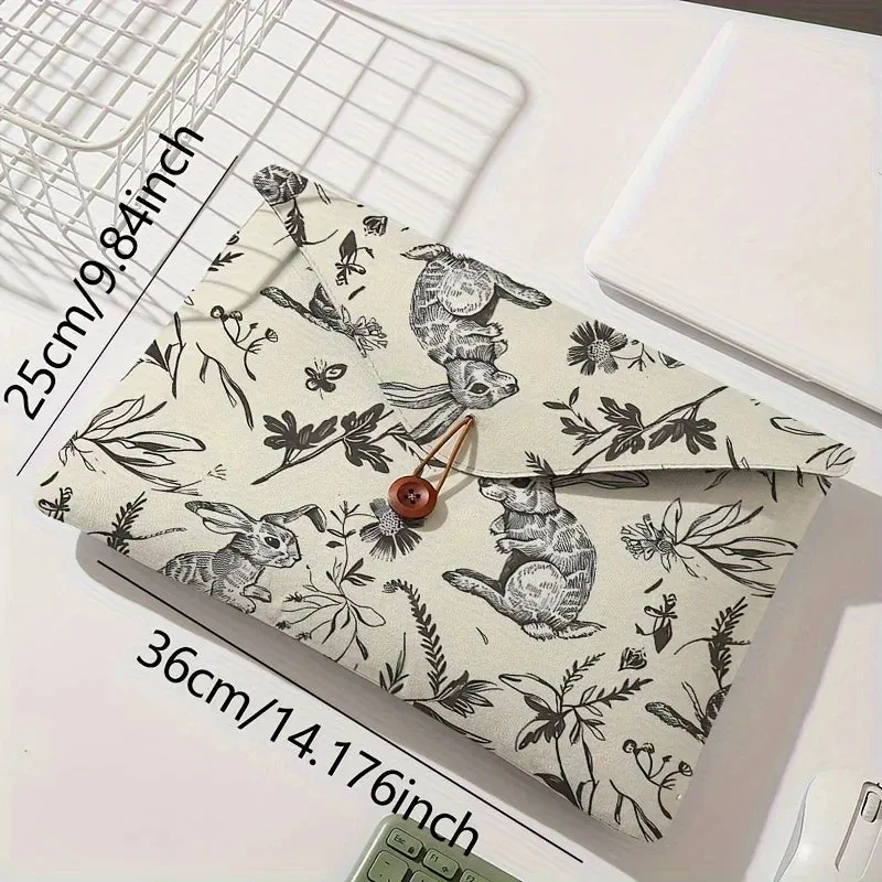 Lecoinpochette Lapinou étui ordinateur 13-14 pouces feutrine léger