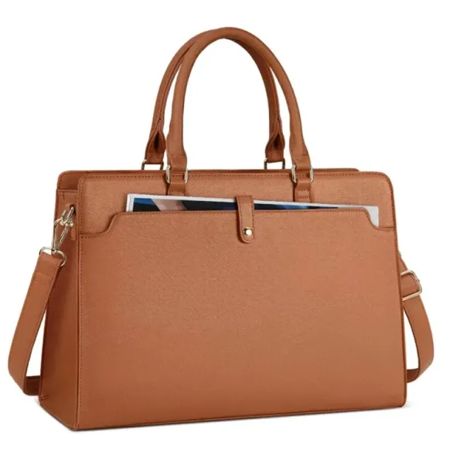 Lecoinpochette Oklahoma sac PC femme 15-16 pouces orangé