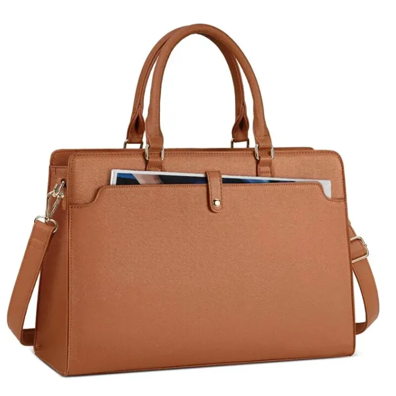 Lecoinpochette Oklahoma sac PC femme 15-16 pouces orangé