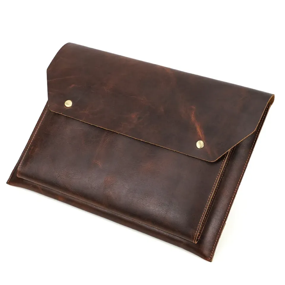 Lecoinpochette Dallas étui ordinateur cuir véritable