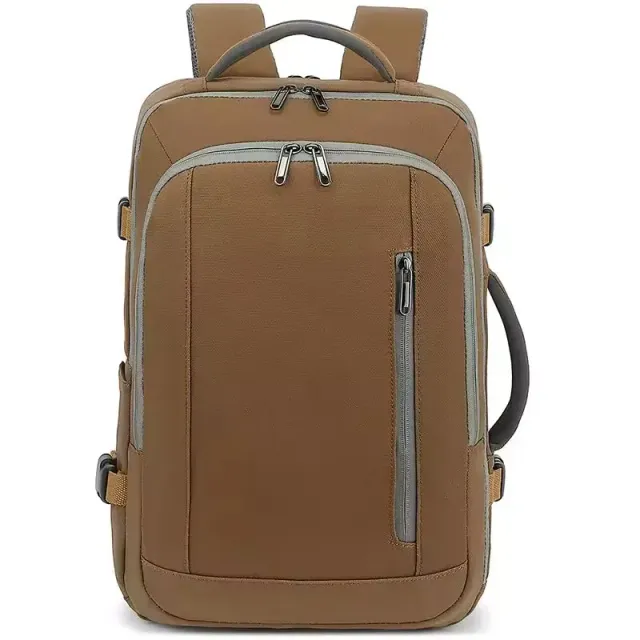 Lecoinpochette Perou sac à dos PC 17,3 pouces marron nylon