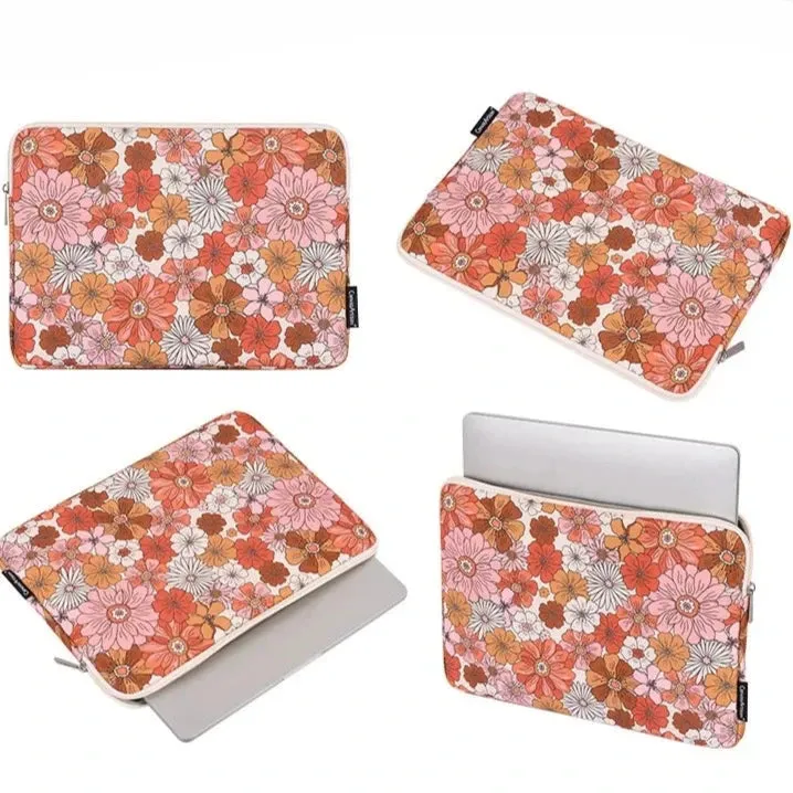Lecoinpochette Liberty housse ordinateur fleurie