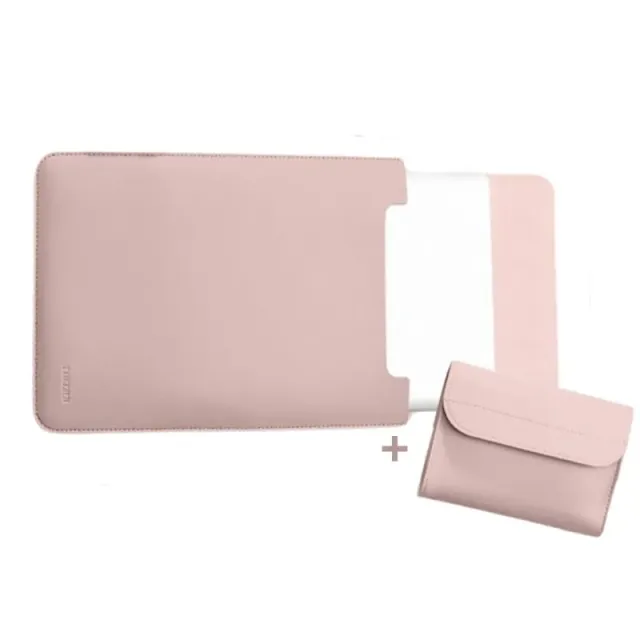 Lecoinpochette Poudré pochette Mac + trousse cuir