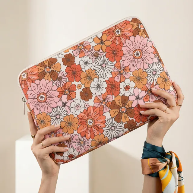 Lecoinpochette Liberty housse ordinateur fleurie