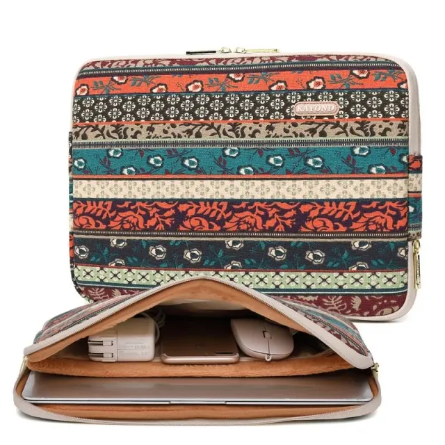 Lecoinpochette Nomade housse ordinateur ethnique