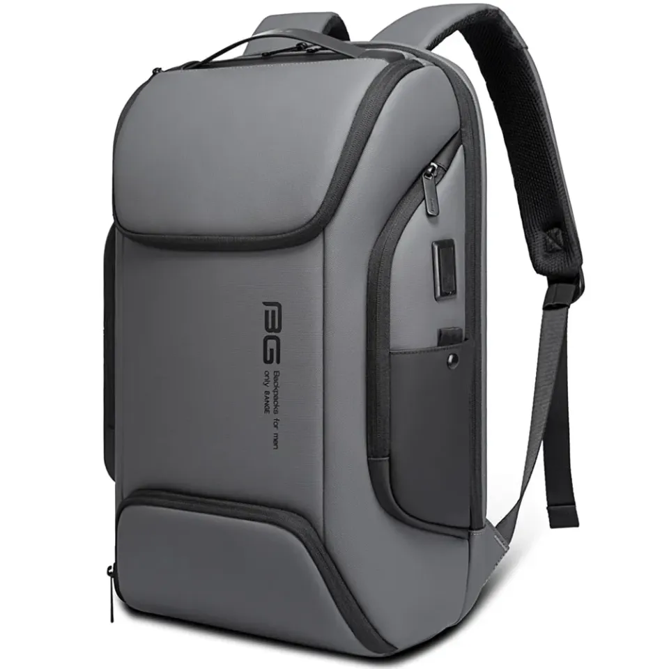 Lecoinpochette Edgar sac à dos ordinateur 15,6 pouces gris
