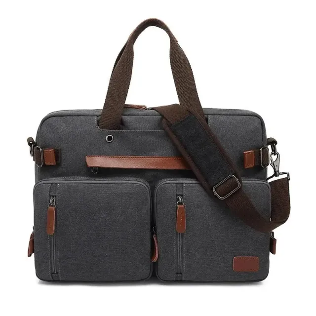 Lecoinpochette Peter sacoche ordinateur homme grise
