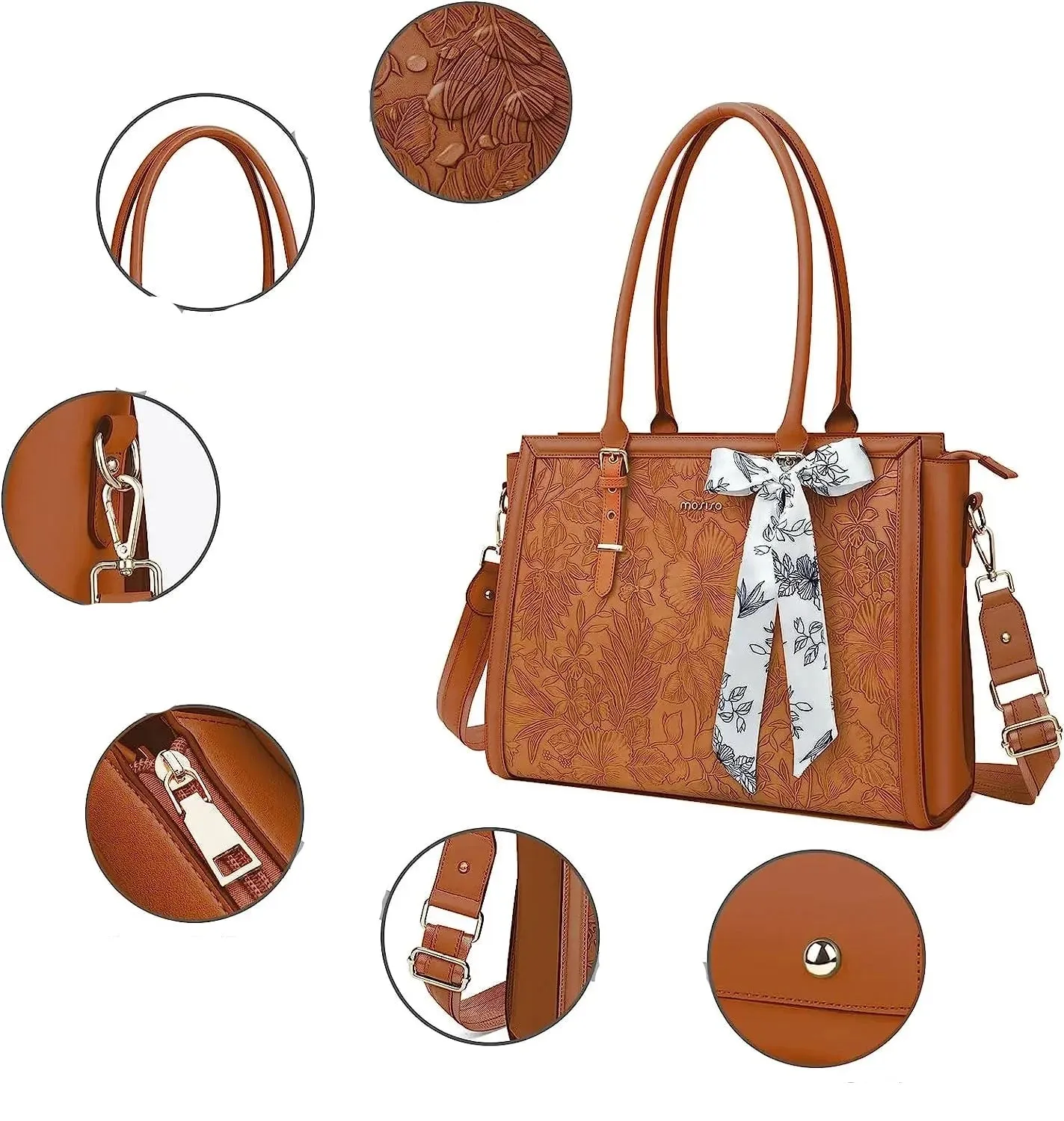 Lecoinpochette Urbain sac ordinateur femme marron