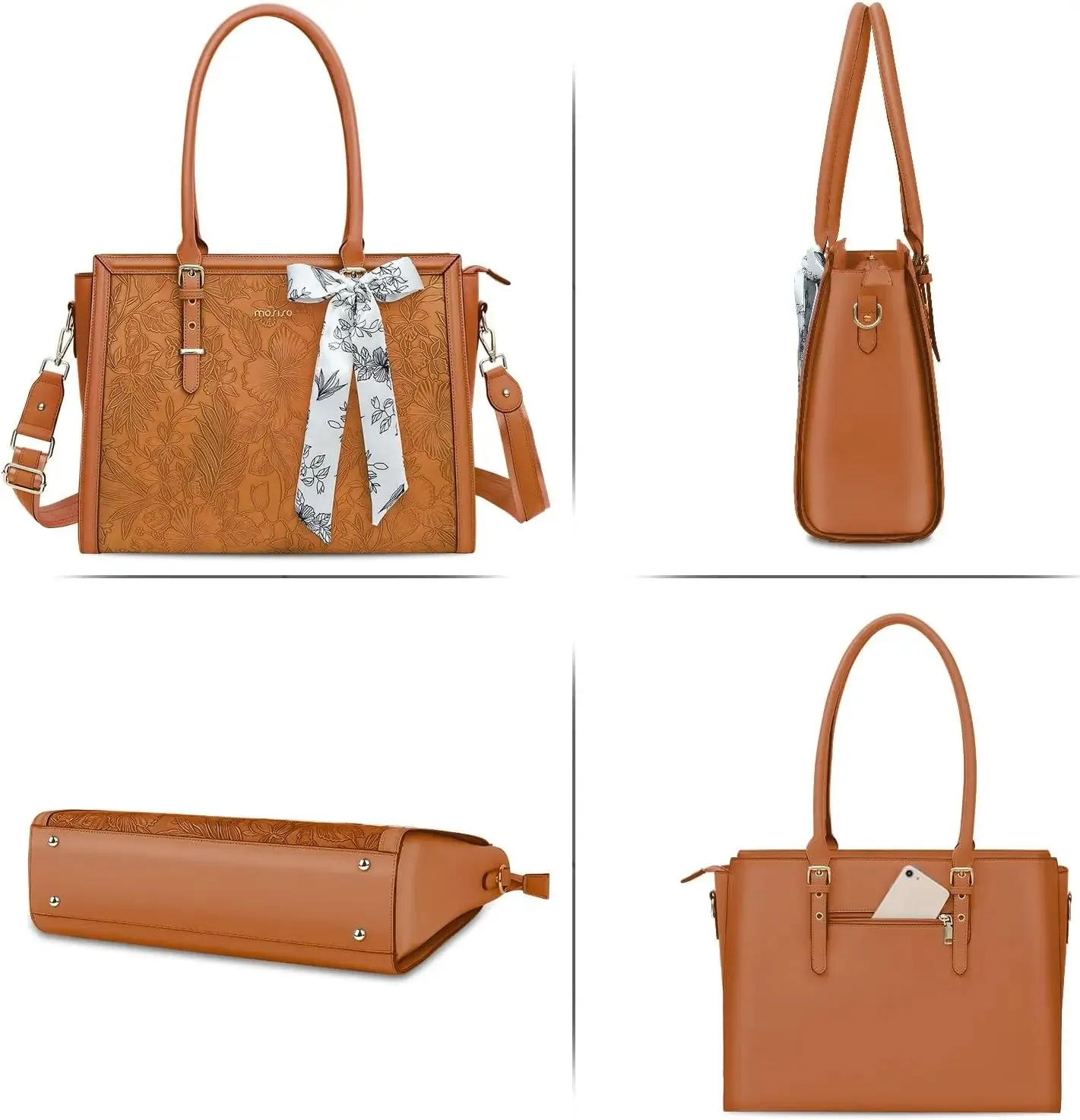 Lecoinpochette Urbain sac ordinateur femme marron