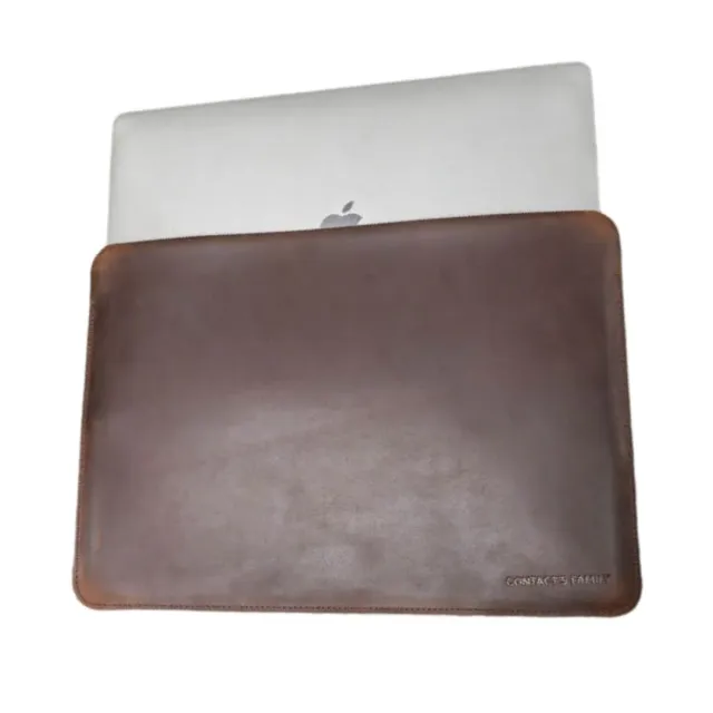Lecoinpochette Arkansas pochette ordinateur cuir marron