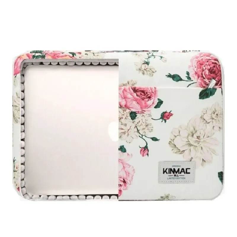 Lecoinpochette Peony housse ordinateur fleurie
