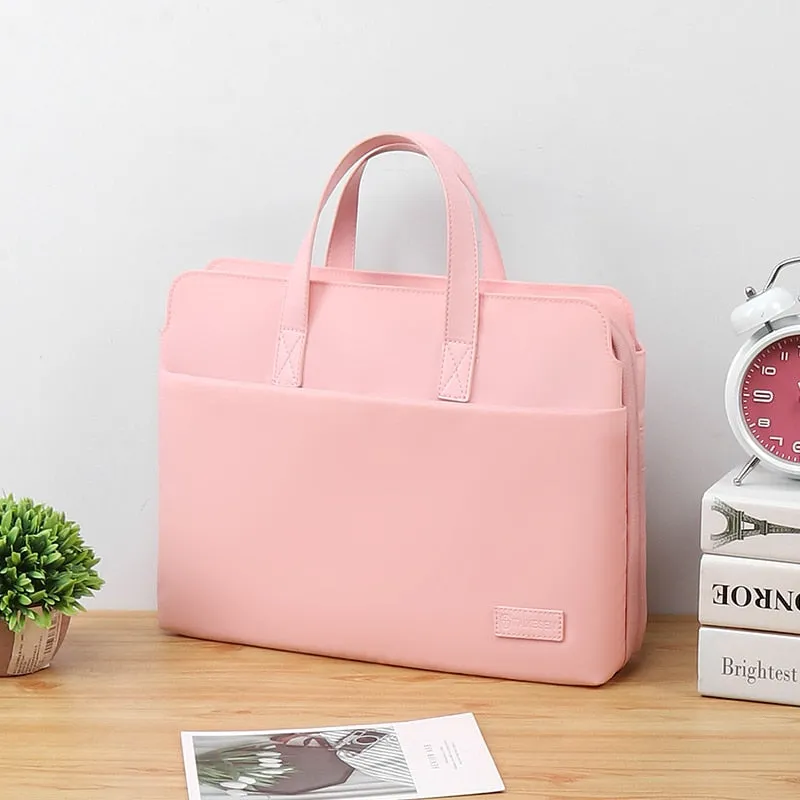 Lecoinpochette Rosace sac ordinateur rose