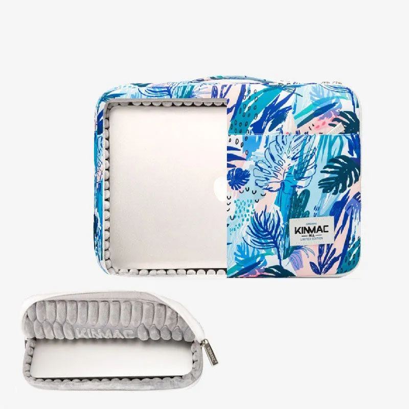 Lecoinpochette Seaweed pochette ordi fleurie imperméable
